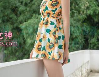 梦丝女神 – 工业区里走出来的最新旗袍美图，玥玥果然不一样。