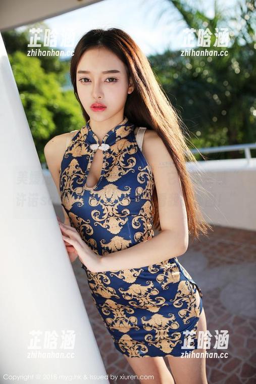 美媛馆 - 如果豹纹会说话，它肯定会喊“许诺sabrina高清，快来看我的套图！”